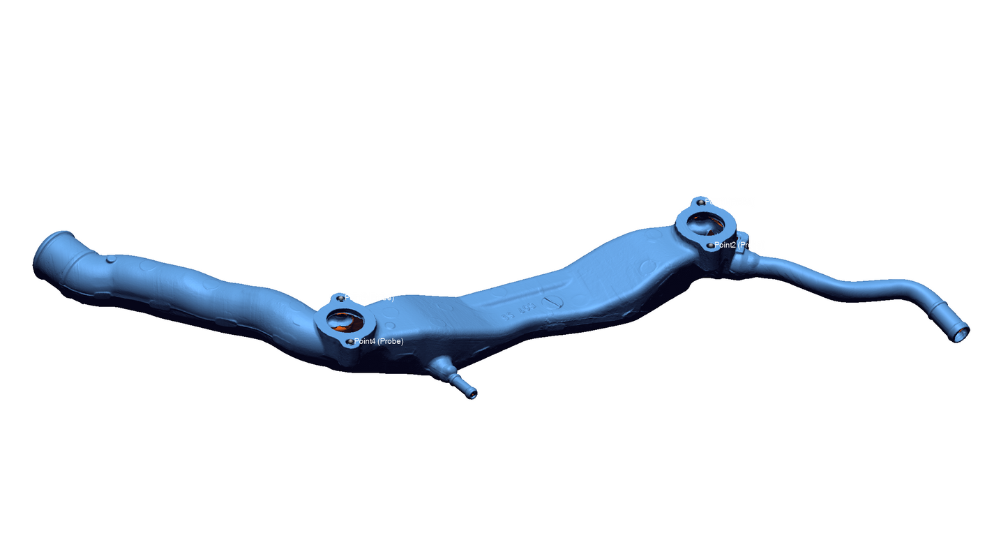 3D Scan - EJ Water Bridge Pipe, Subaru OEM 14053AA550