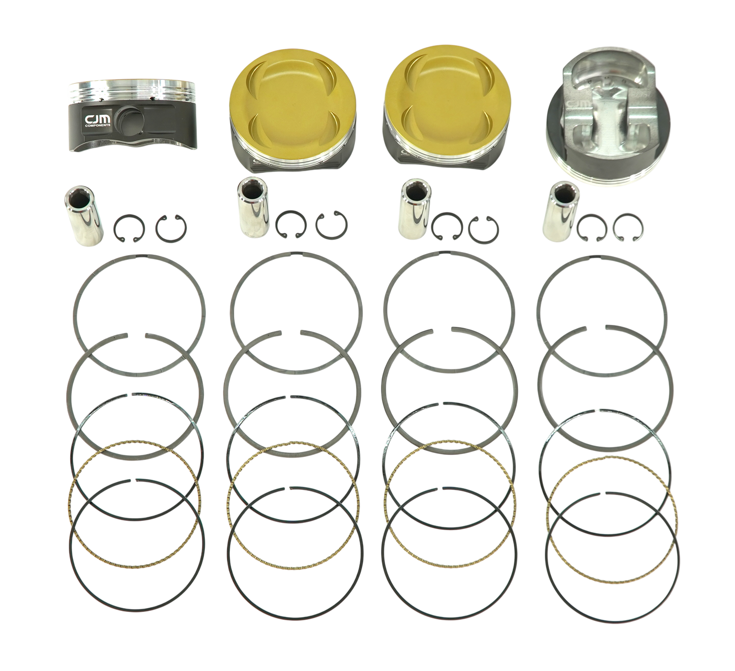 CJM x Diamond EJ25, Unlimited Series Piston & Ring Pack