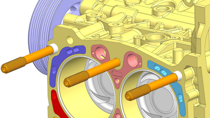 CJM Dowel, for 14mm Head Studs (4pcs)
