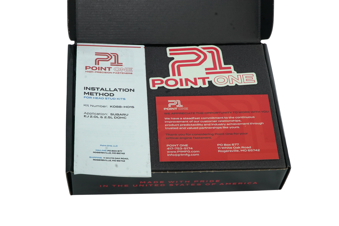 CJM x P1 Mfg S220, 11mm Head Stud Kit