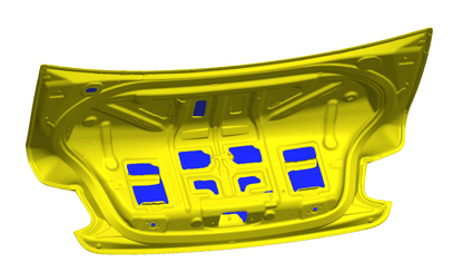 3D Scan - Trunk Deck, BMW M2, OEM