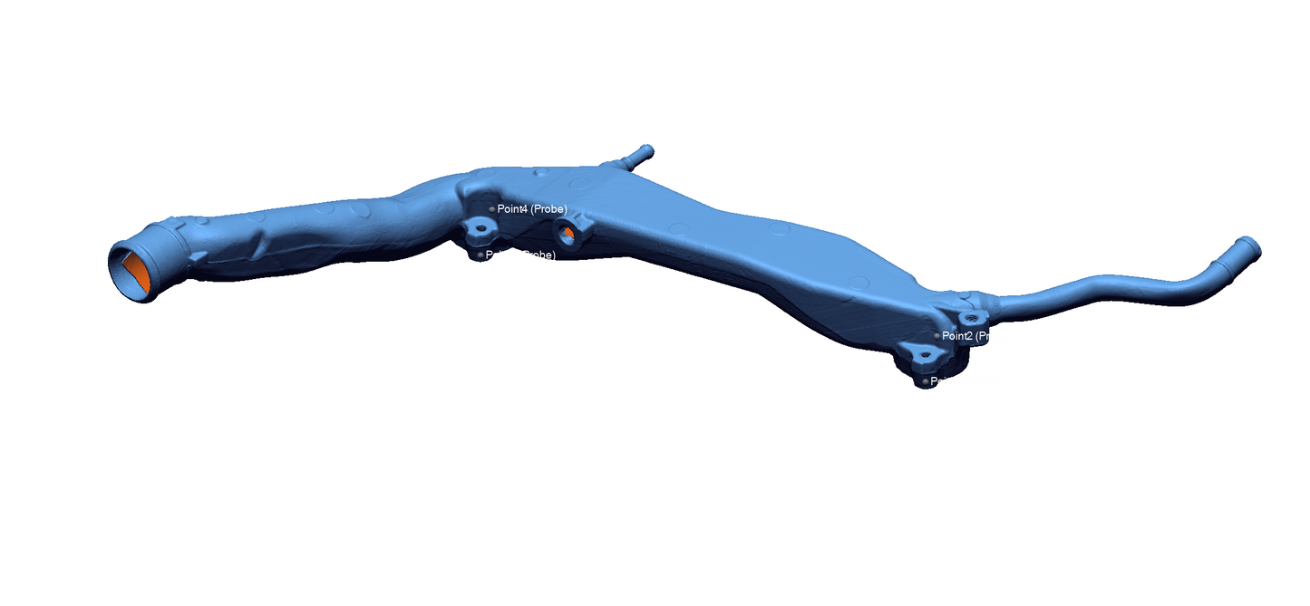 3D Scan - EJ Water Bridge Pipe, Subaru OEM 14053AA550