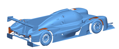 3D Scan - Duqueine LMP3 Upper Body