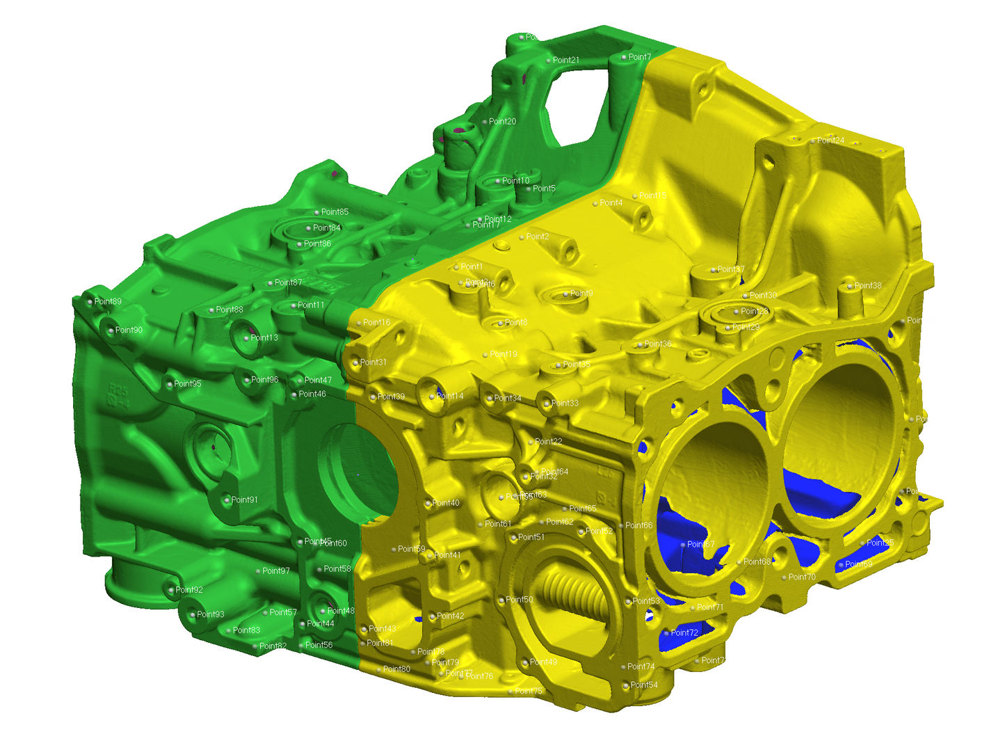 3D Scan - EJ25 Case Halves
