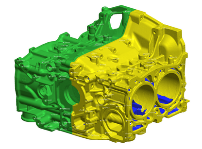3D Scan - EJ25 Case Halves