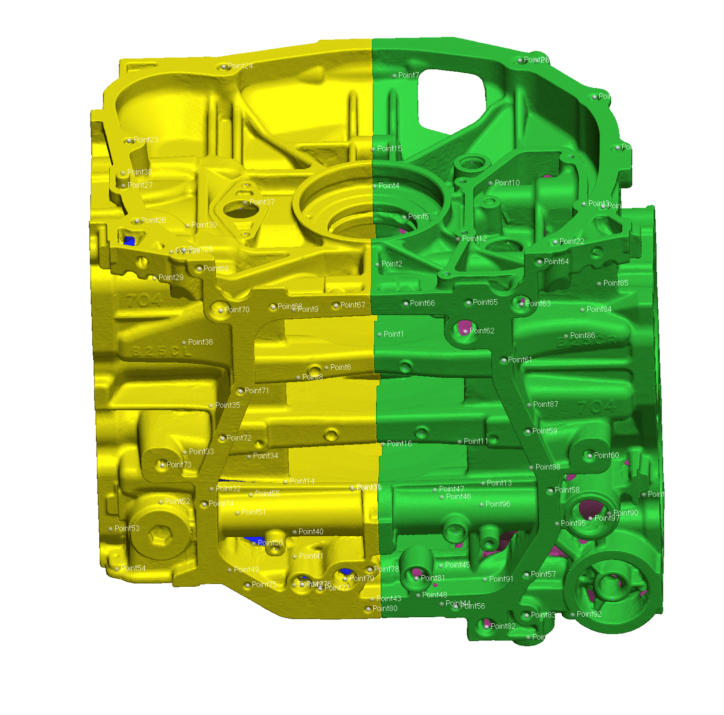 3D Scan - EJ25 Case Halves