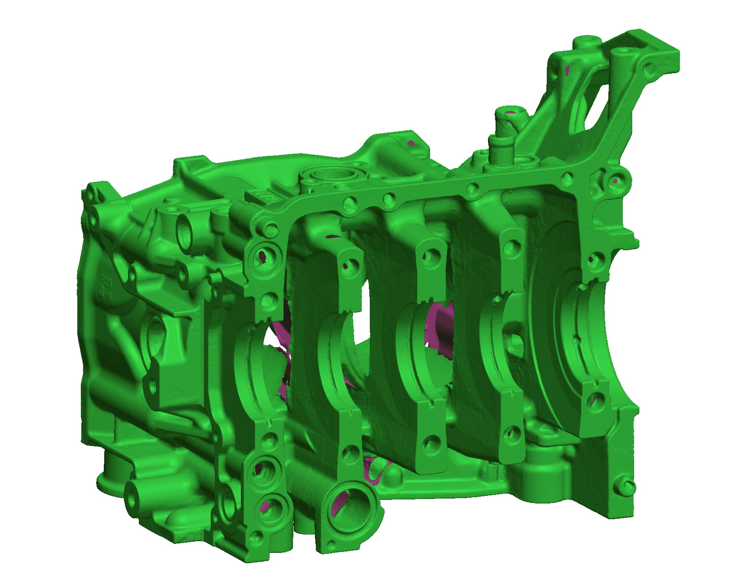3D Scan - EJ25 Case Halves