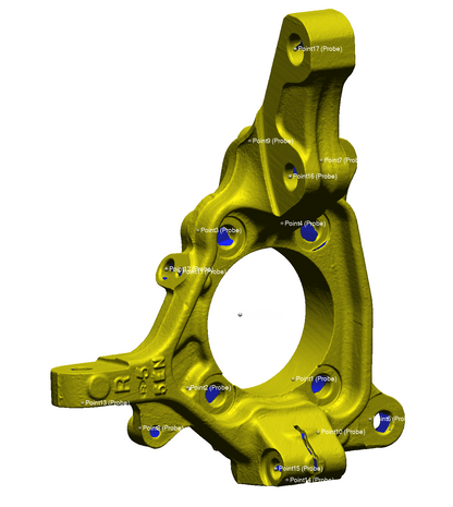 3D Scan - Front Upright, GR & VA, Subaru OEM