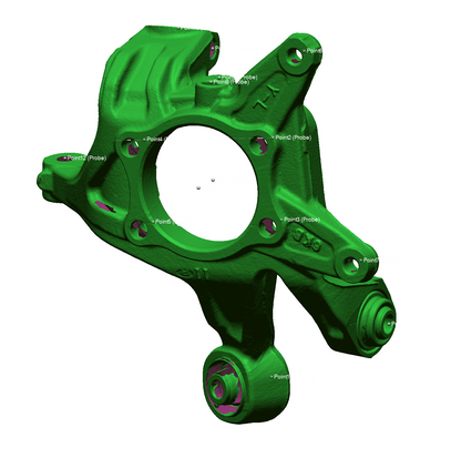 3D Scan - Rear Upright, GR & VA, Subaru OEM