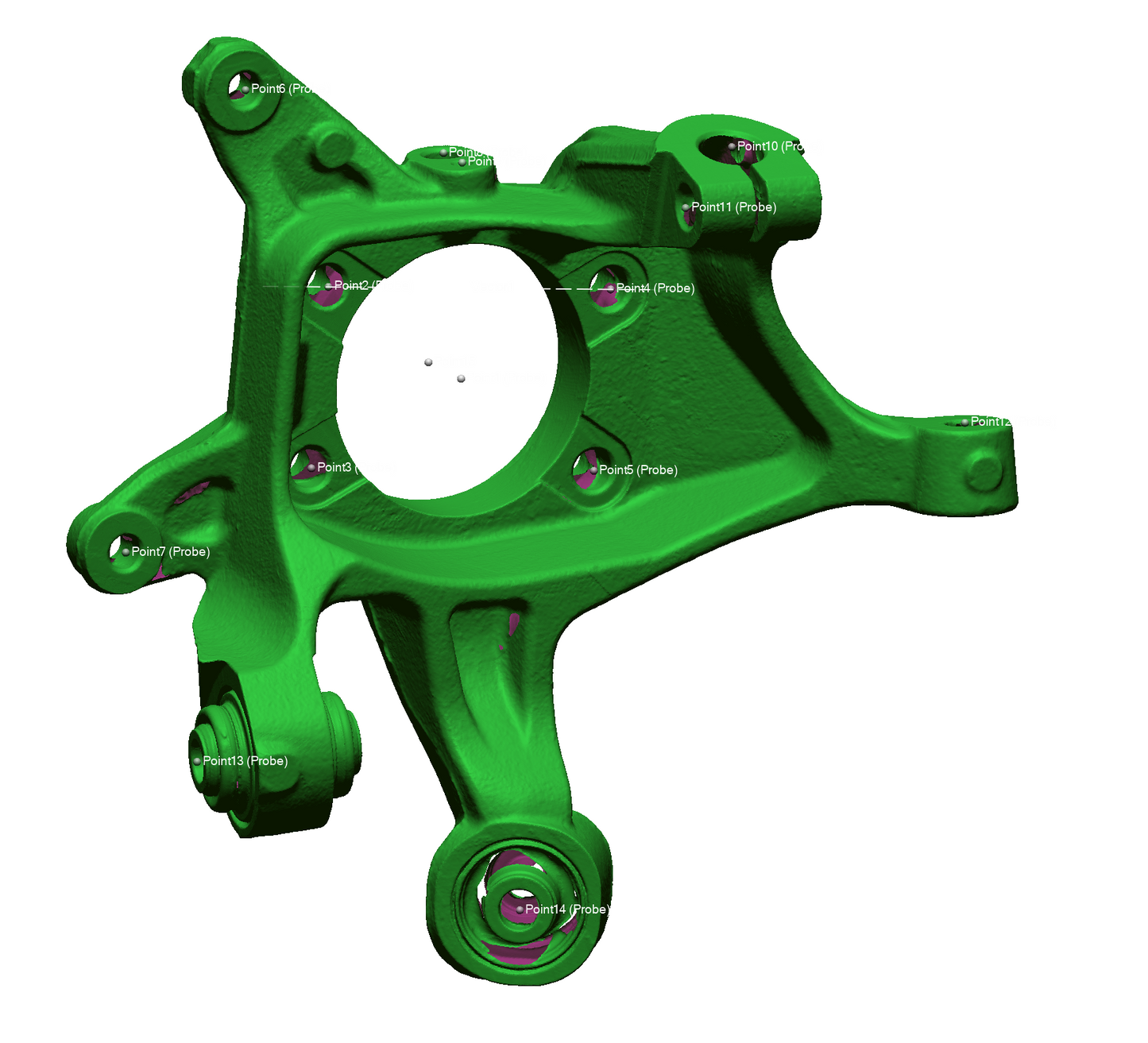 3D Scan - Rear Upright, GR & VA, Subaru OEM