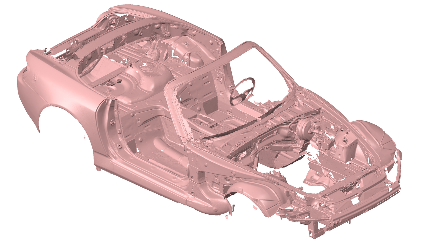 3D Scan - Honda S2000, Chassis