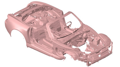 3D Scan - Honda S2000, Chassis