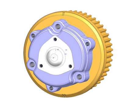 3D CAD - Intake AVCS Actuator & Sprocket, EJ, Subaru OEM