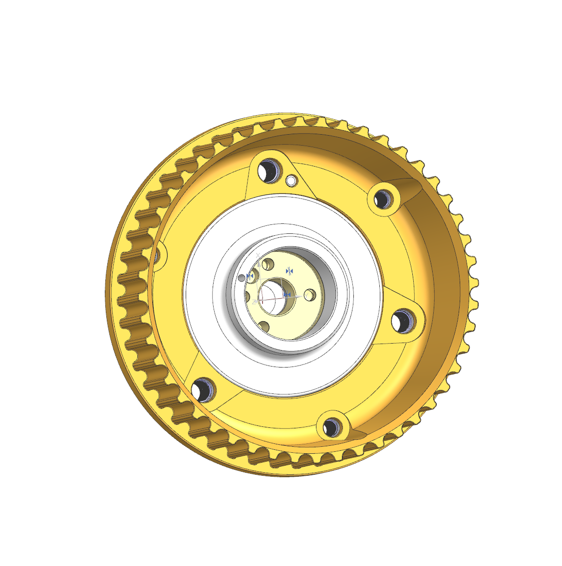3D CAD - Intake AVCS Actuator & Sprocket, EJ, Subaru OEM