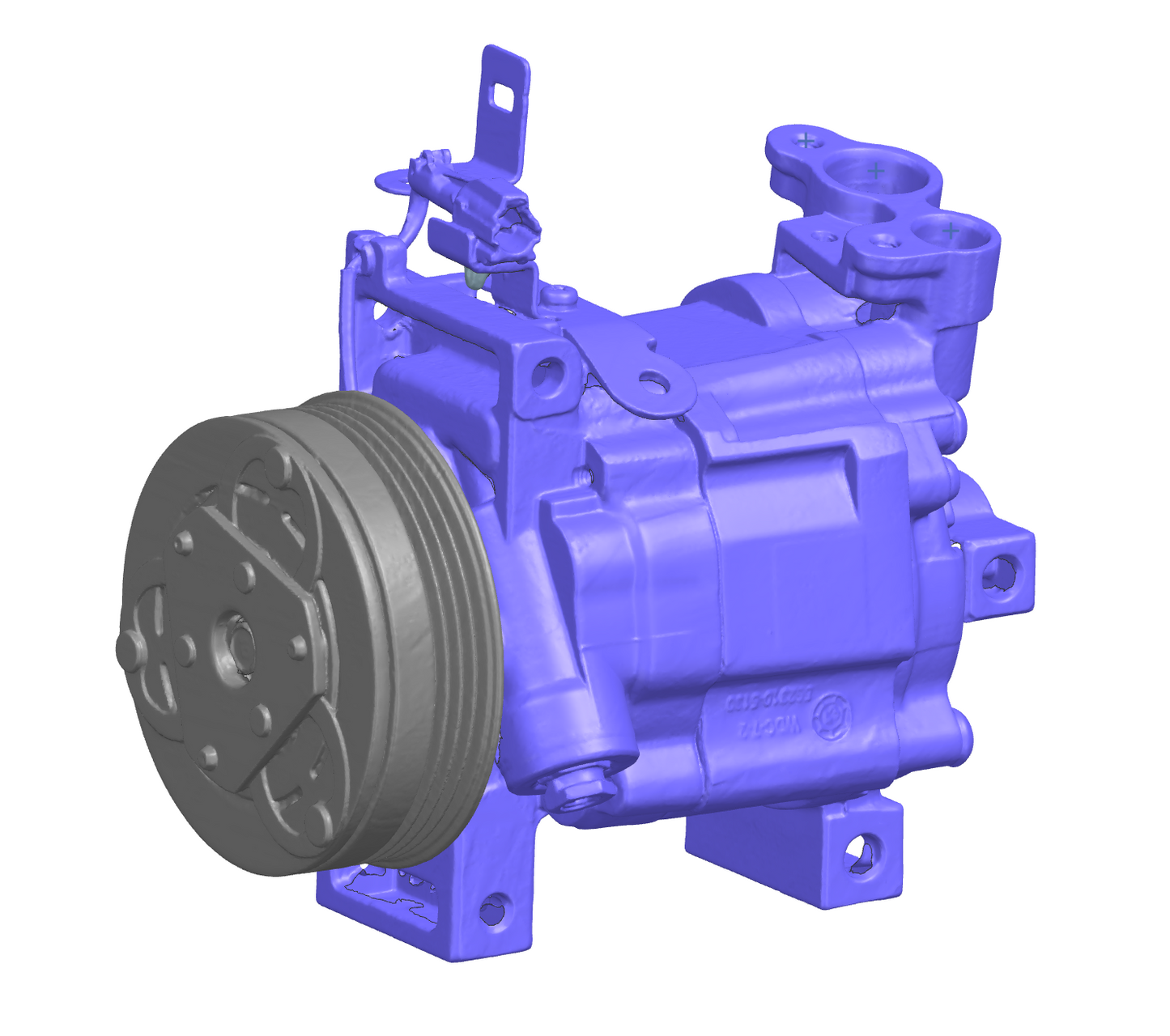 3D Scan - AC Compressor, EJ25, Subaru OEM