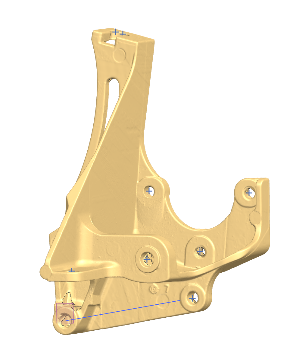 3D Scan - Power Steering Pump Mount, EJ25, Subaru OEM