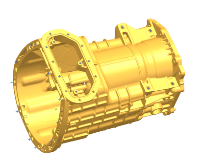 3D Scan - Transmission Housing, Mid, 6 Spd, Subaru OEM