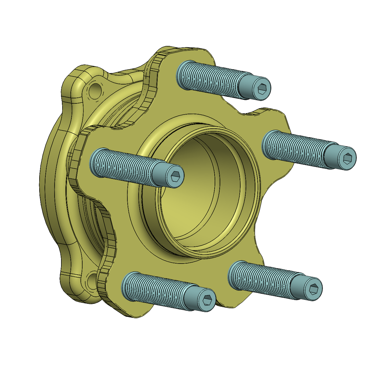 3D CAD - Front Hub, Supra Mk5, OEM