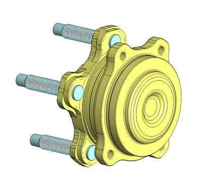 3D CAD - Front Hub, Supra Mk5, OEM