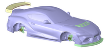 3D Scan - Supra GT4, Chassis-Body-Parts