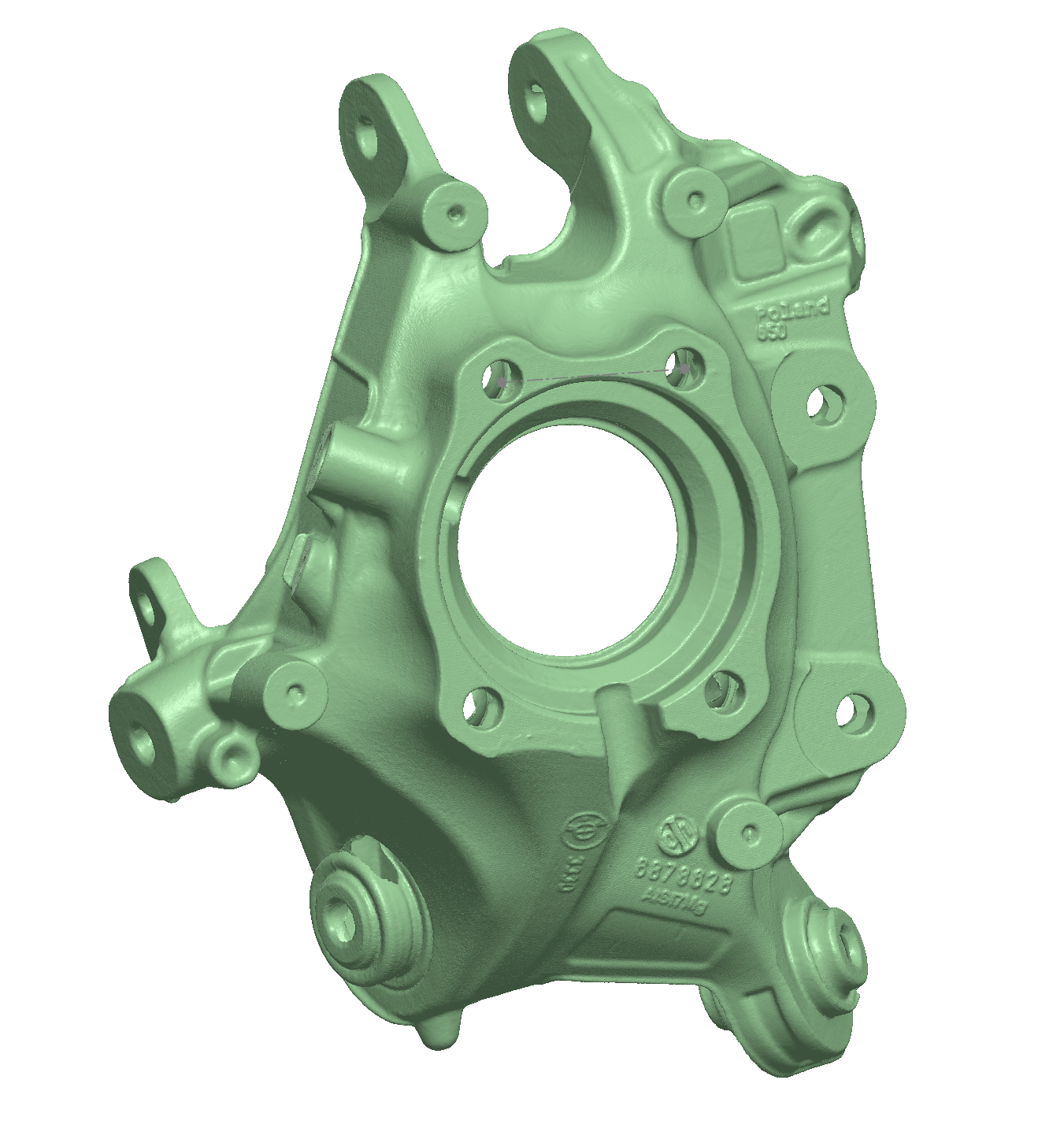 3D Scan - Rear Upright, Supra Mk5, OEM