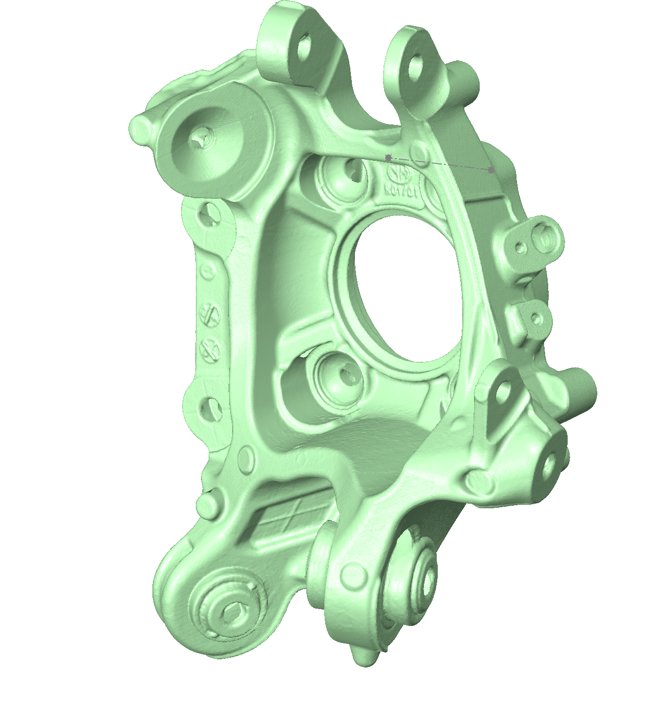 3D Scan - Rear Upright, Supra Mk5, OEM