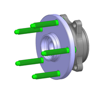 3D CAD - Wheel Bearing & Hub, Subaru OEM, WRX STI