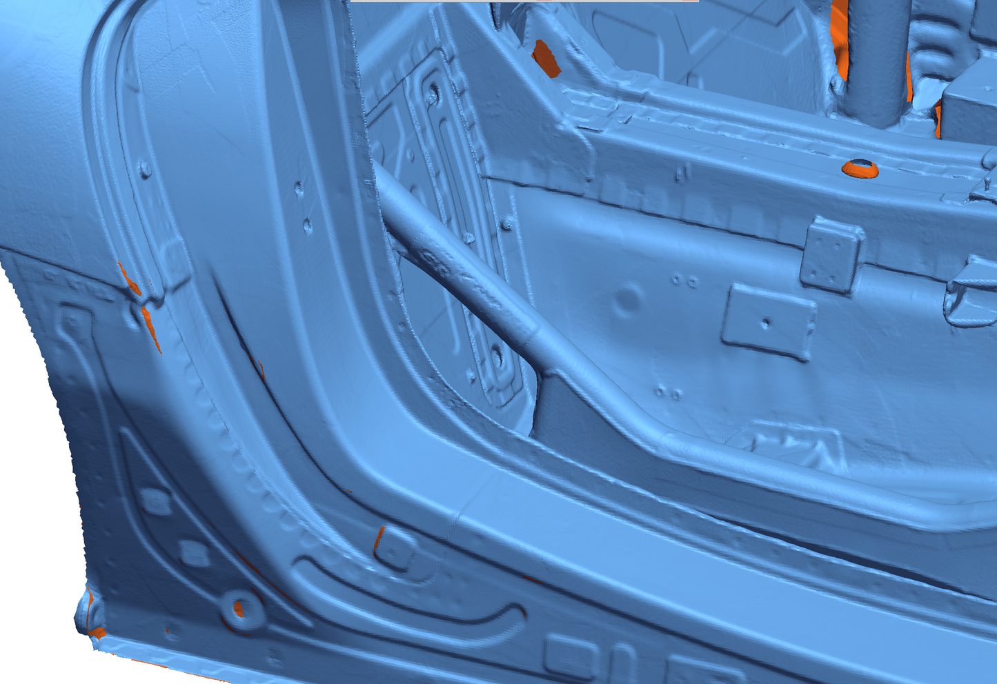 3D Scan - Supra GT4, Chassis-Body-Parts