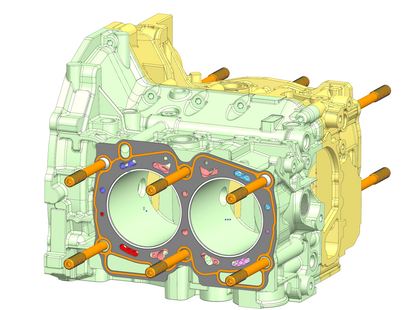 CJM x P1 Mfg S220, 14mm Head Stud Kit